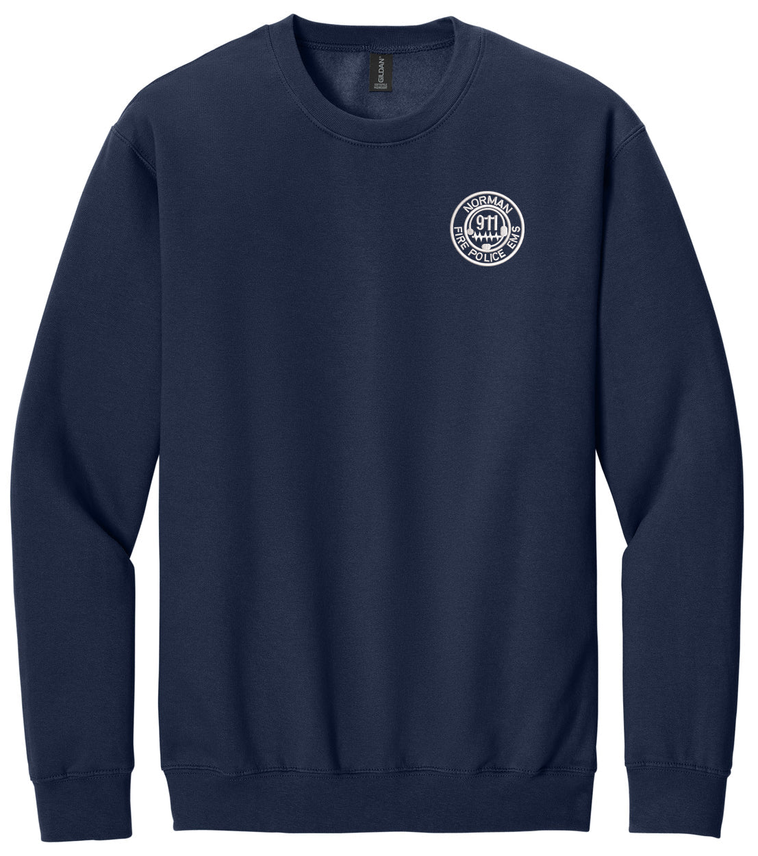 City of Norman Communications - LC EMB - Gildan Softstyle Crewneck Sweatshirt SF000