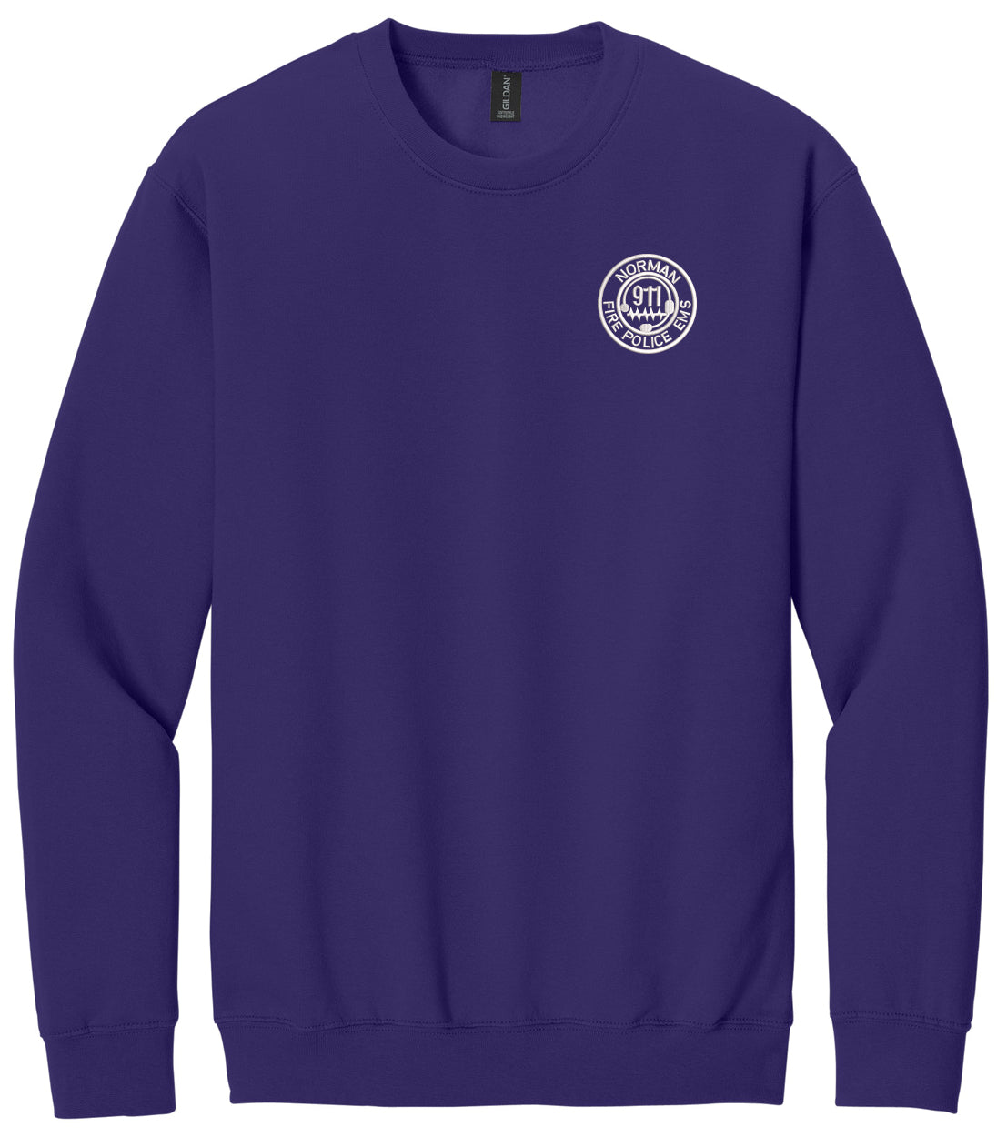 City of Norman Communications - LC EMB - Gildan Softstyle Crewneck Sweatshirt SF000