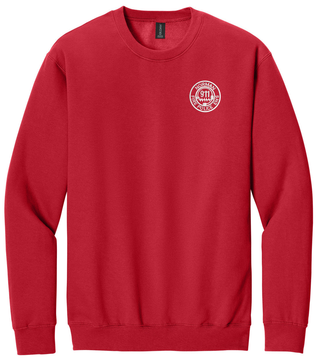 City of Norman Communications - LC EMB - Gildan Softstyle Crewneck Sweatshirt SF000