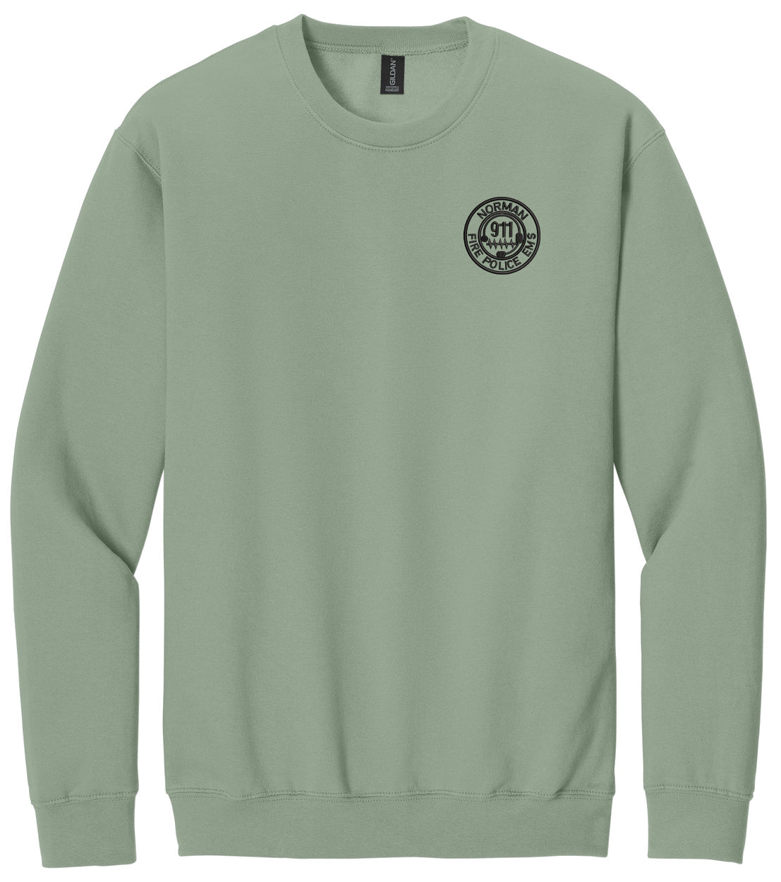 City of Norman Communications - LC EMB - Gildan Softstyle Crewneck Sweatshirt SF000