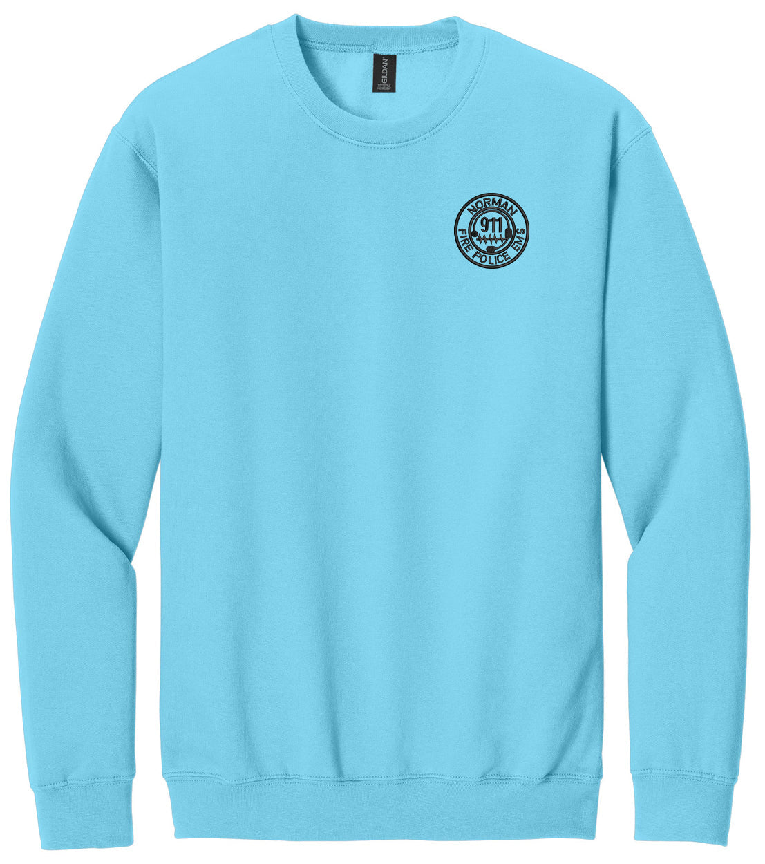 City of Norman Communications - LC EMB - Gildan Softstyle Crewneck Sweatshirt SF000