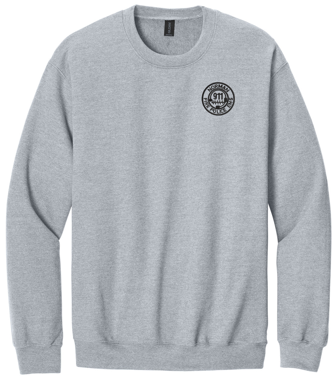 City of Norman Communications - LC EMB - Gildan Softstyle Crewneck Sweatshirt SF000