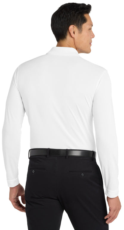 Cleveland County Election Board - Text Only LC - Port Authority ® Dry Zone ® UV Micro-Mesh Long Sleeve Polo K110LS