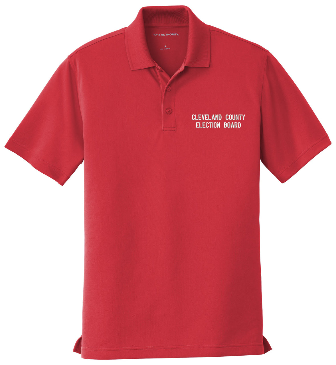 Cleveland County Election Board - Text Only LC - Port Authority® Dry Zone® UV Micro-Mesh Polo. K110