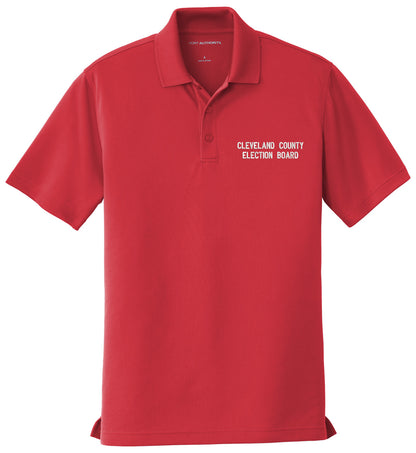Cleveland County Election Board - Text Only LC - Port Authority® Dry Zone® UV Micro-Mesh Polo. K110