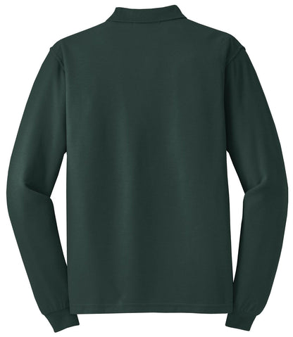 Cleveland County Election Board - Text Only LC - Port Authority® Silk Touch Long Sleeve Polo.  K500LS