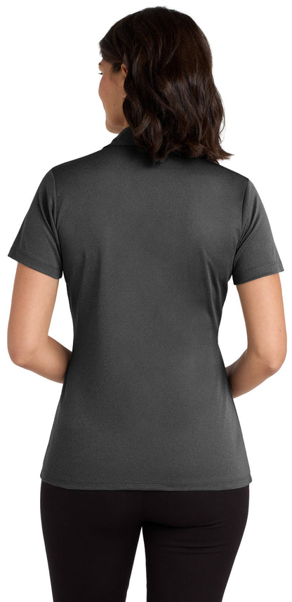 Cleveland County Election Board - Text Only LC - Port Authority ® Women's Heathered Silk Touch  Performance Polo. LK542