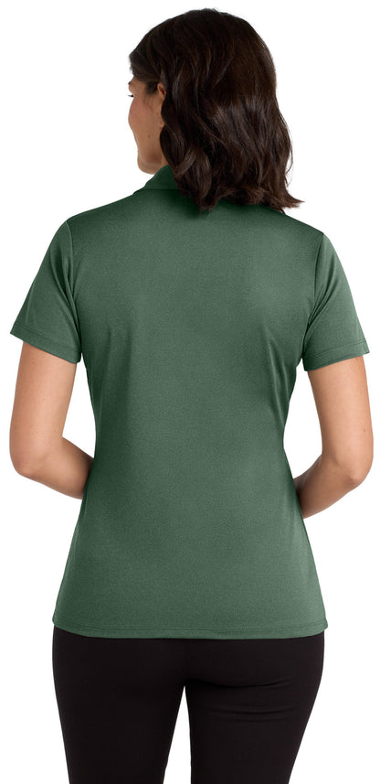 Cleveland County Election Board - Text Only LC - Port Authority ® Women's Heathered Silk Touch  Performance Polo. LK542