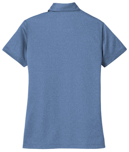 Cleveland County Election Board - Text Only LC - Port Authority ® Women's Heathered Silk Touch  Performance Polo. LK542