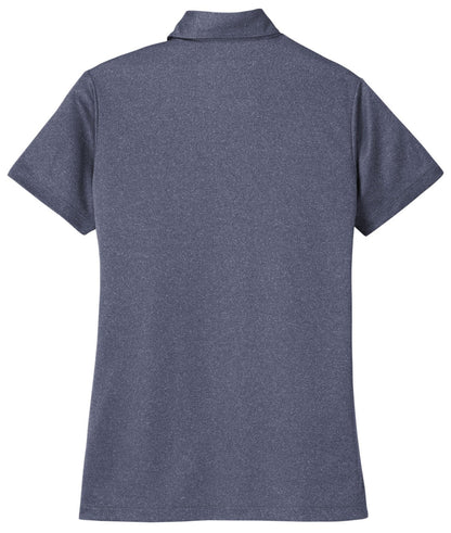 Cleveland County Election Board - Text Only LC - Port Authority ® Women's Heathered Silk Touch  Performance Polo. LK542