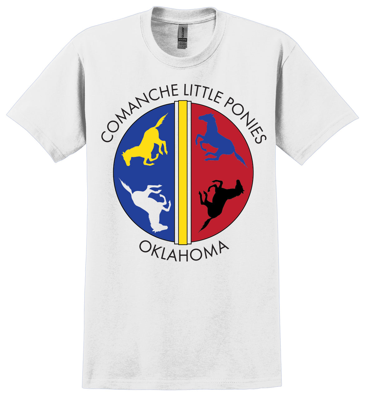 Comanche Little Ponies - 2025 - Gildan® - Ultra Cotton® 100% US Cotton T-Shirt.  2000