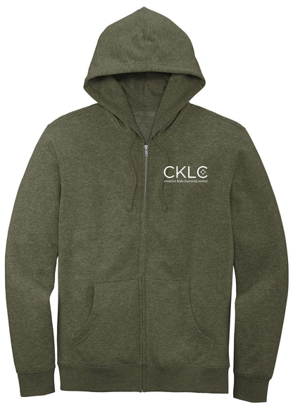 Creative Kids Learning Center - CKLC - District V.I.T.Fleece Full-Zip Hoodie DT6102