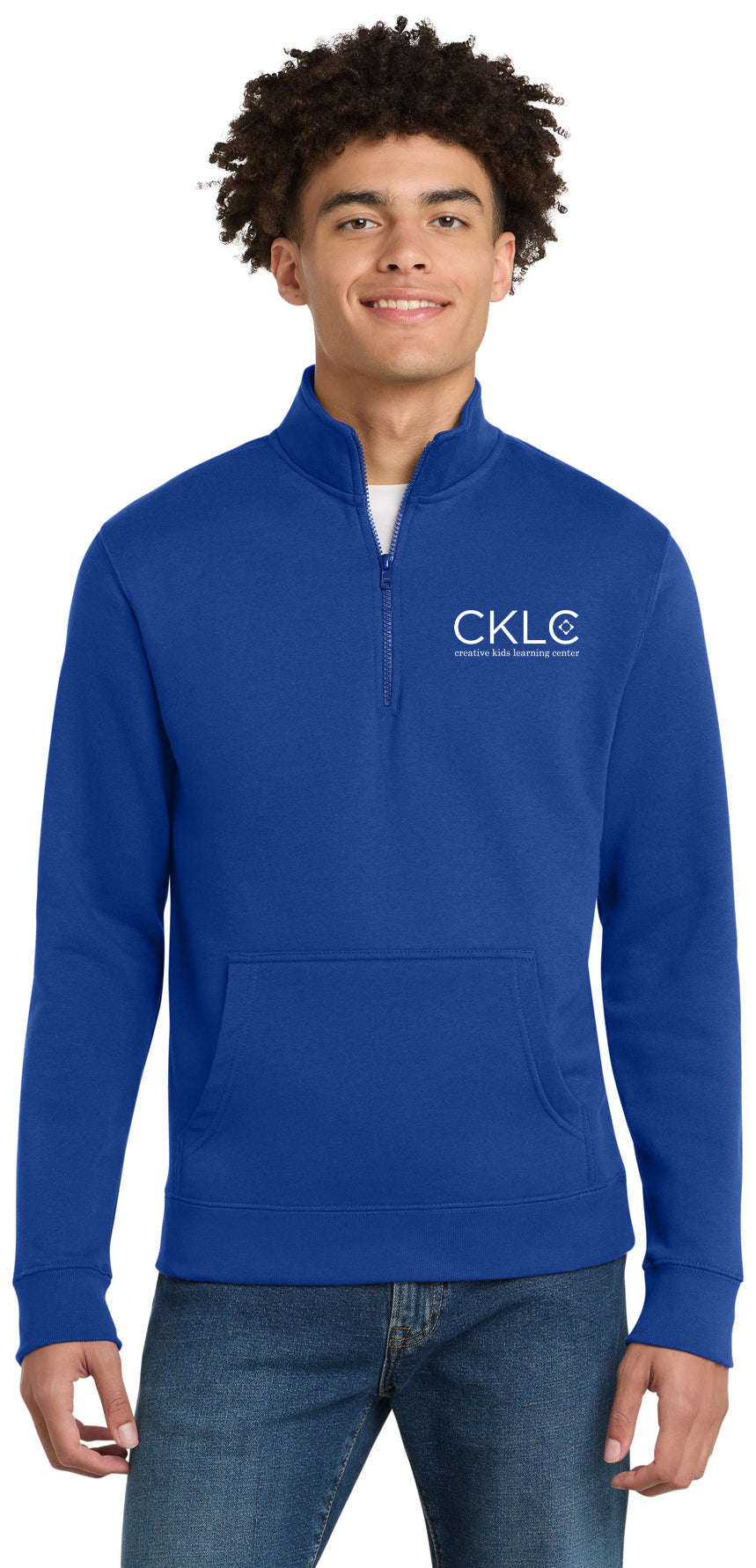 Creative Kids Learning Center - CKLC - District V.I.T.Fleece 1/4-Zip D