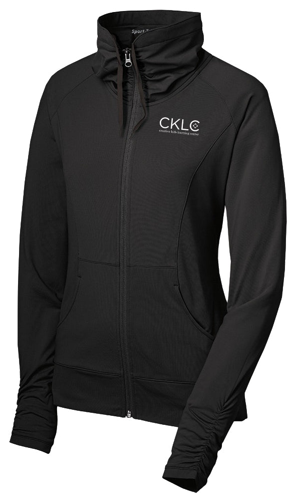 Creative Kids Learning Center - CKLC - Sport-Tek Women's Sport-Wick Stretch Full-Zip Jacket. LST852