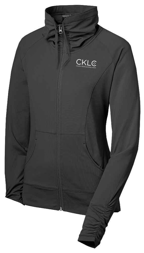 Creative Kids Learning Center - CKLC - Sport-Tek Women's Sport-Wick Stretch Full-Zip Jacket. LST852