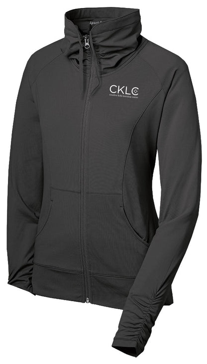 Creative Kids Learning Center - CKLC - Sport-Tek Women's Sport-Wick Stretch Full-Zip Jacket. LST852