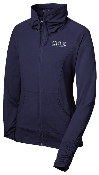 Creative Kids Learning Center - CKLC - Sport-Tek Women's Sport-Wick Stretch Full-Zip Jacket. LST852