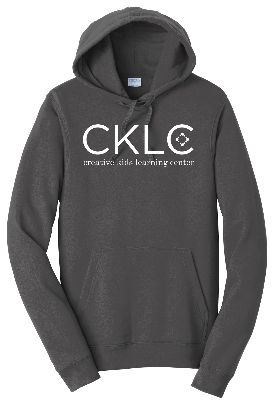 Creative Kids Learning Center - CKLC - Port & Co Fan Favorite Fleece Pullover Hooded Sweatshirt. PC850H