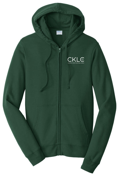 Creative Kids Learning Center - CKLC - Port & Co Fan Favorite Fleece Full-Zip Hooded Sweatshirt. PC850ZH