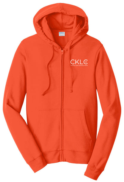 Creative Kids Learning Center - CKLC - Port & Co Fan Favorite Fleece Full-Zip Hooded Sweatshirt. PC850ZH