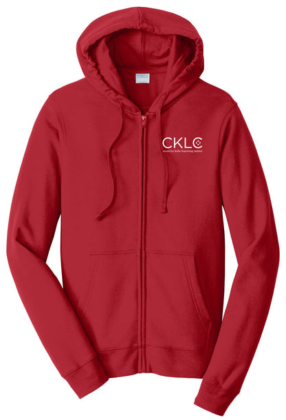 Creative Kids Learning Center - CKLC - Port & Co Fan Favorite Fleece Full-Zip Hooded Sweatshirt. PC850ZH