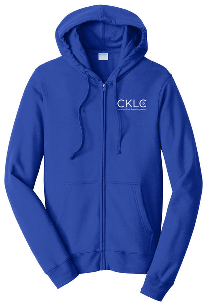 Creative Kids Learning Center - CKLC - Port & Co Fan Favorite Fleece Full-Zip Hooded Sweatshirt. PC850ZH