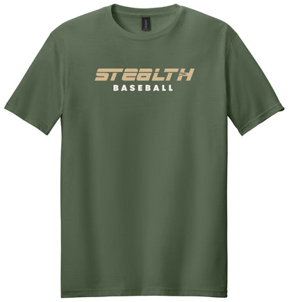 Stealth Baseball - Strikethrough - Gildan Softstyle® T-Shirt. 64000