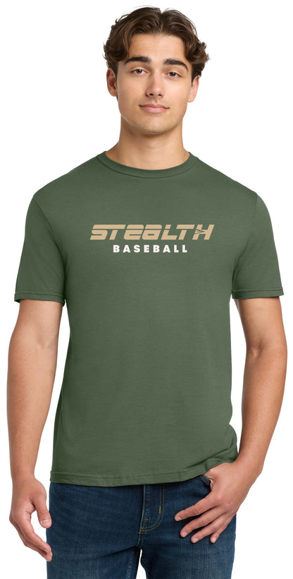 Stealth Baseball - Strikethrough - Gildan Softstyle® T-Shirt. 64000