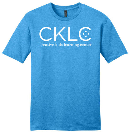 CKLC - District Very Important Tee. DT6000 - Heathered Bright Turquoise