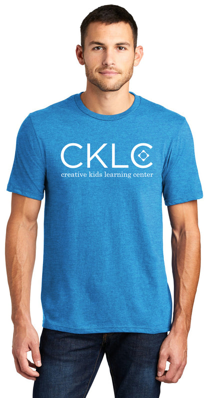 CKLC - District Very Important Tee. DT6000 - Heathered Bright Turquoise
