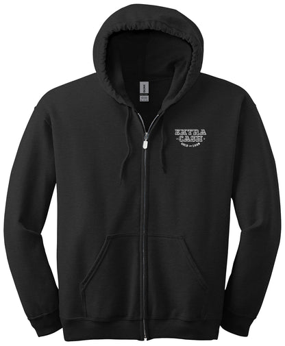 Extra Cash - Gildan - Heavy Blend Full-Zip Hooded Sweatshirt. 18600