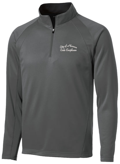 City of Norman - Code Compliance - Sport-Tek Sport-Wick Fleece 1/4-Zip Pullover.  F243