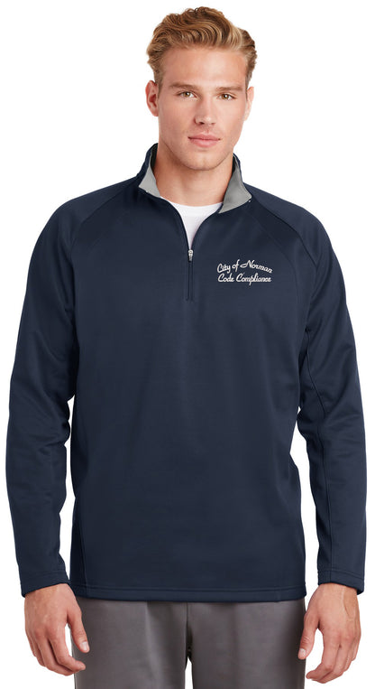 City of Norman - Code Compliance - Sport-Tek Sport-Wick Fleece 1/4-Zip Pullover.  F243