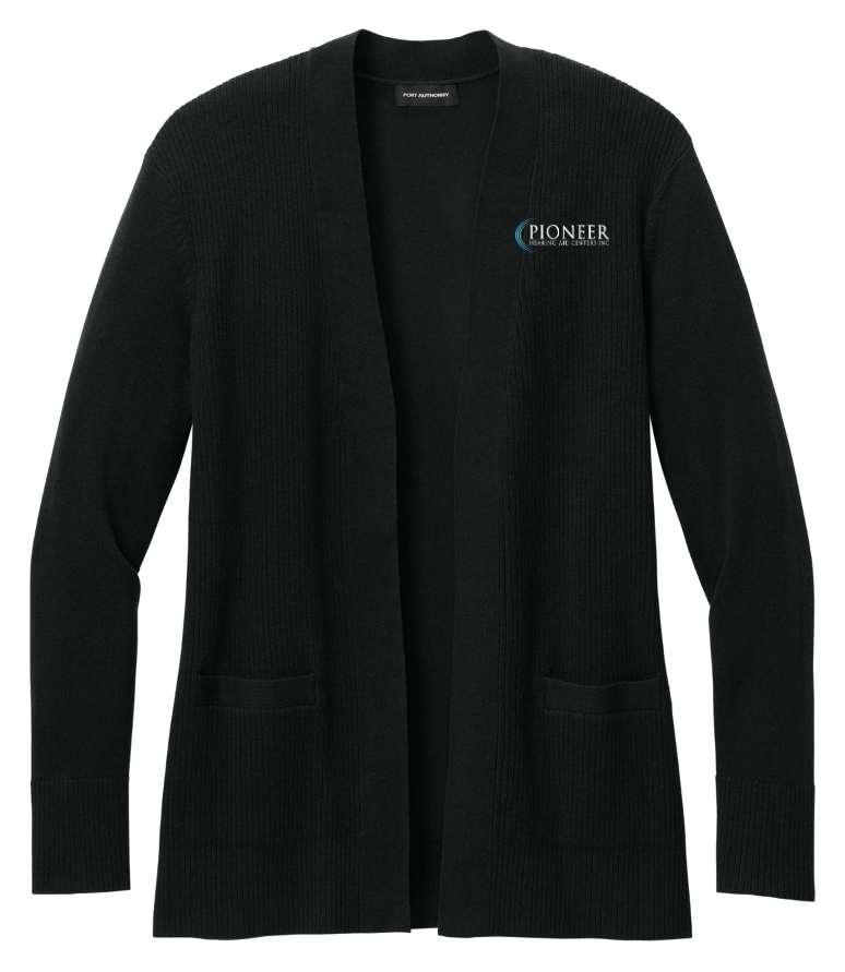 Pioneer Hearing - Port Authority® Women’s Easy Care Open-Front Cardigan Sweater LSW2890