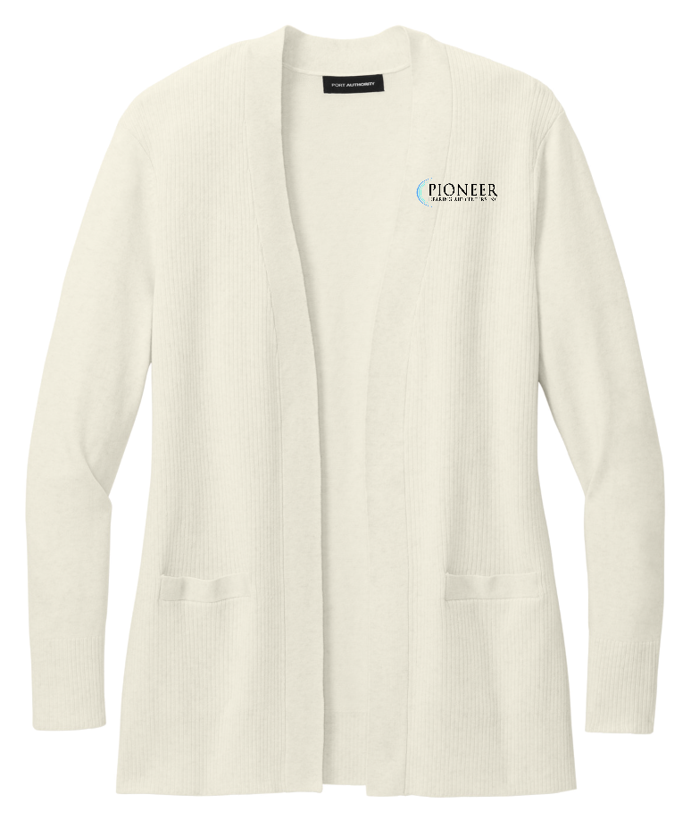 Pioneer Hearing - Port Authority® Women’s Easy Care Open-Front Cardigan Sweater LSW2890