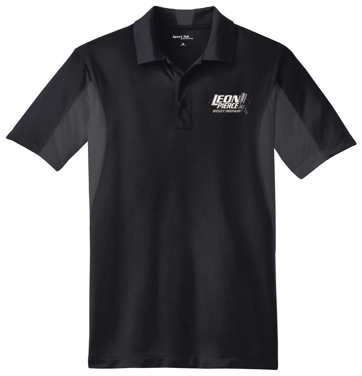 Leon Pierce Body Repair - LC EMB - Sport-Tek Side Blocked Micropique Sport-Wick Polo. ST655