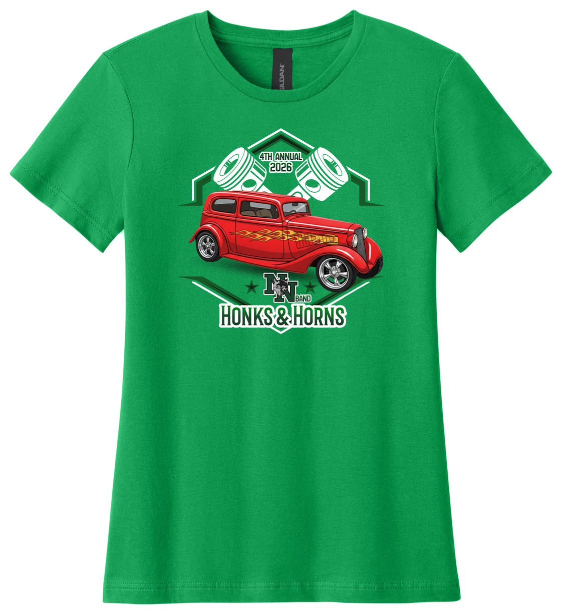 Norman North Band - Honks and Horns - Gildan Softstyle® Women's T-Shirt. 64000L