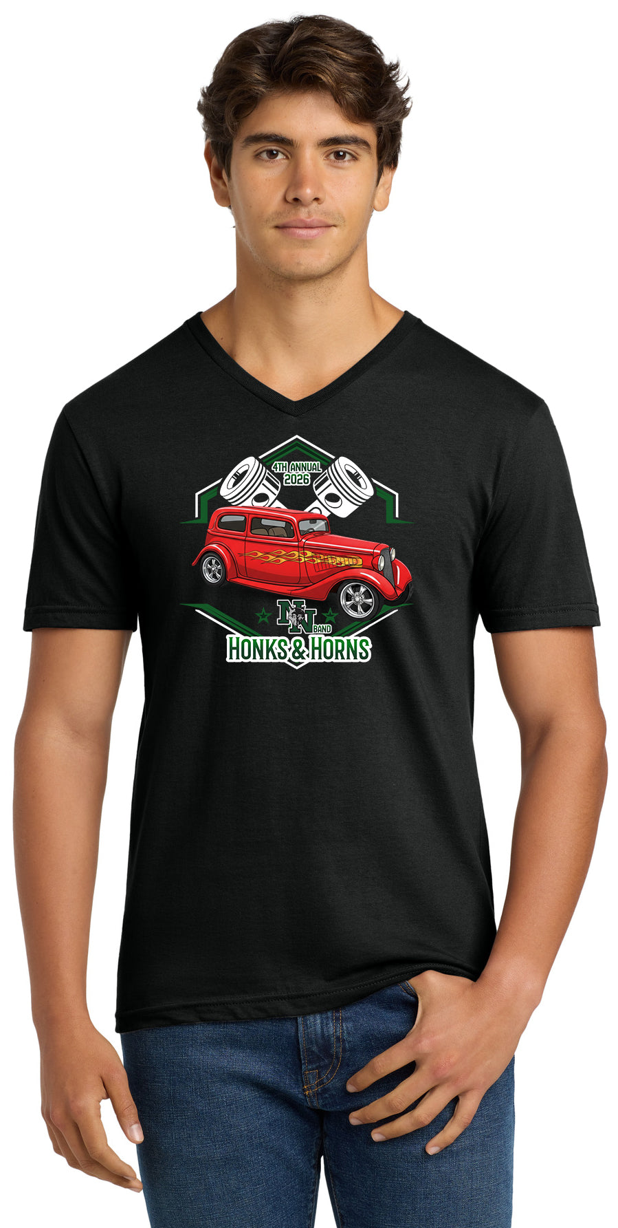 Norman North Band - Honks and Horns - Gildan Softstyle® T-Shirt. 64000
