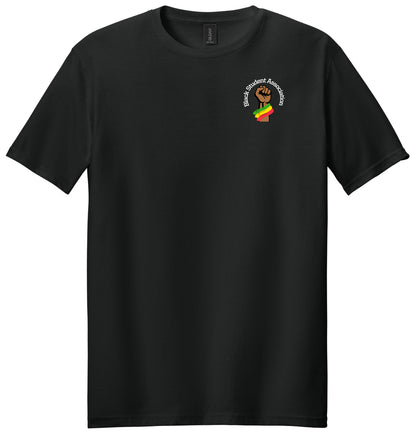 Norman North Black Student Association - LC and Full Back - Gildan Softstyle T-Shirt. 64000