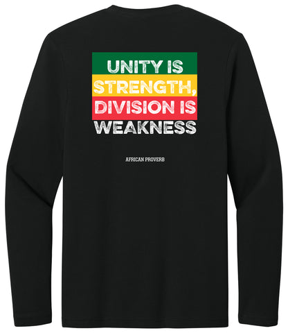 Norman North Black Student Association - LC and Full Back - Gildan Softstyle Long Sleeve T-Shirt. 64400
