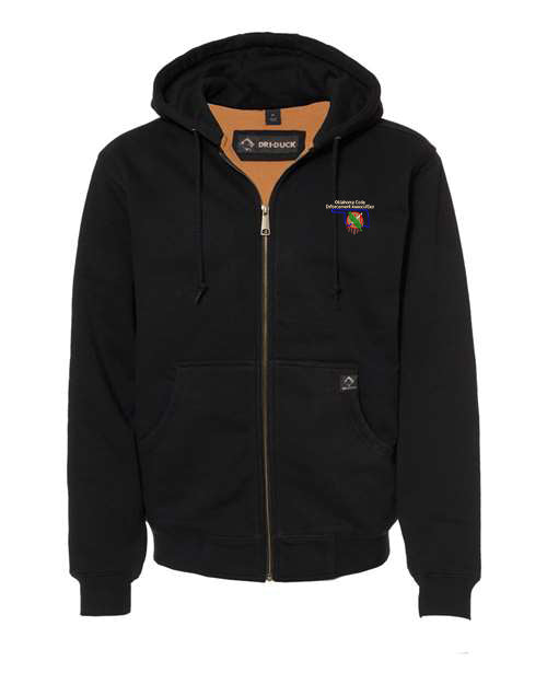 OCEA - Left Chest Logo - DRI DUCK - Men's Crossfire Heavyweight Power Fleece Hooded Jacket with Thermal Lining