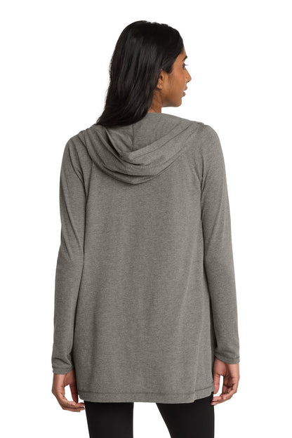 OCEA - Left Chest Logo - District ® Women's Perfect Tri ® Hooded Cardigan. DT156