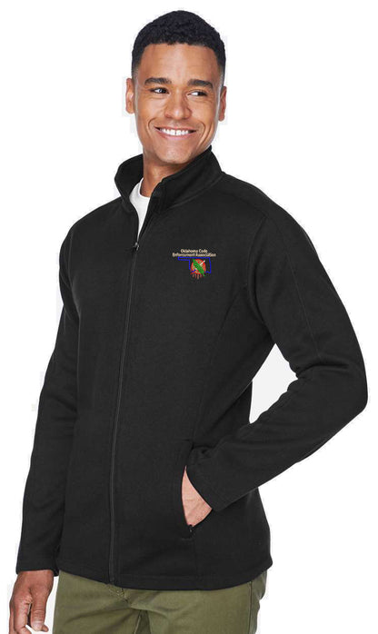 OCEA - Left Chest Logo - Devon & Jones - Men's Bristol Full-Zip Sweater Fleece Jacket