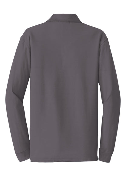 OCEA - Left Chest Logo - Port Authority® Long Sleeve Core Classic Pique Polo. K100LS