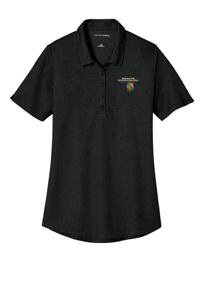 OCEA - Left Chest Logo - Port Authority® Women's Fine Pique Blend Polo LK830