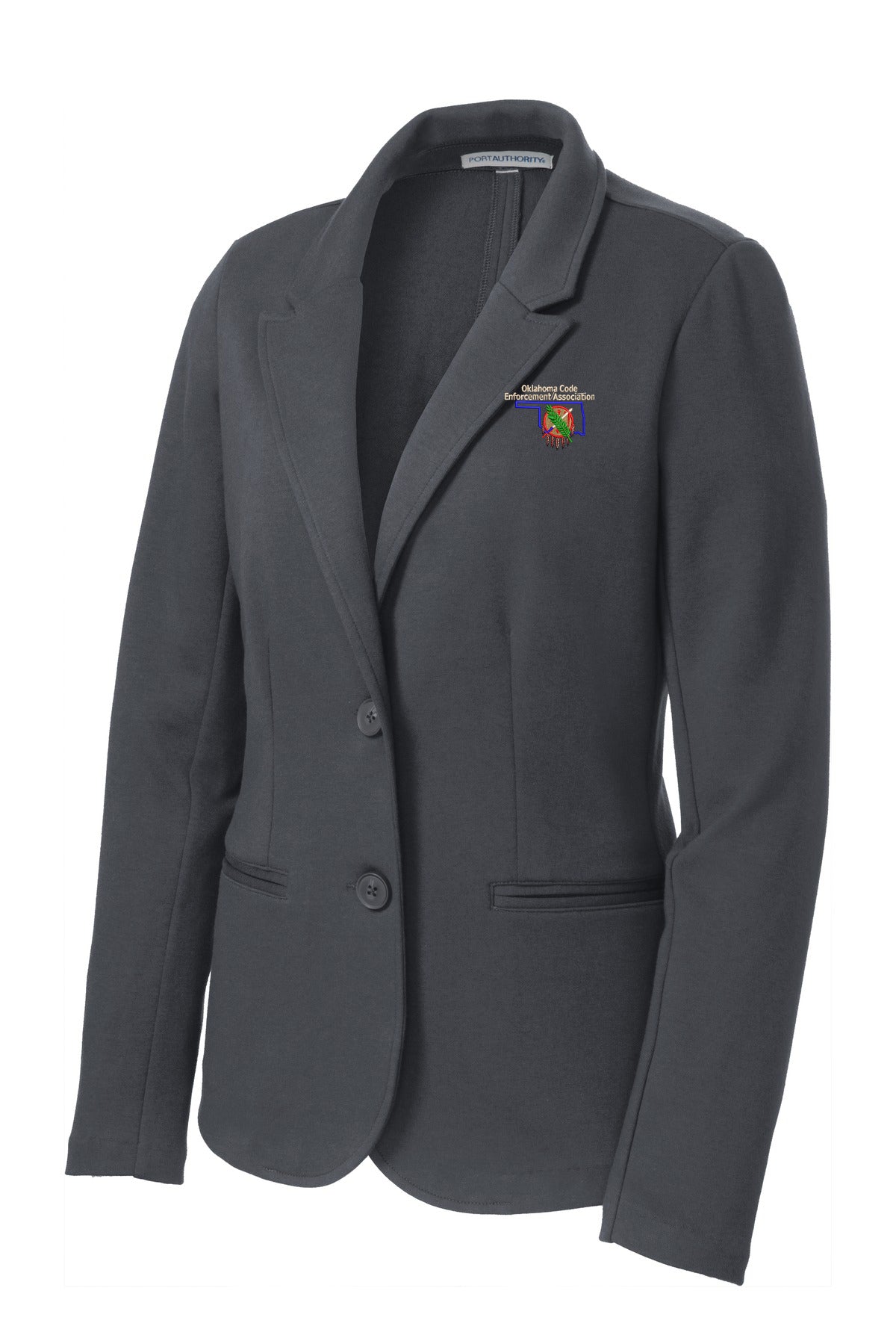 OCEA - Left Chest Logo - Port Authority® Women's Knit Blazer. LM2000