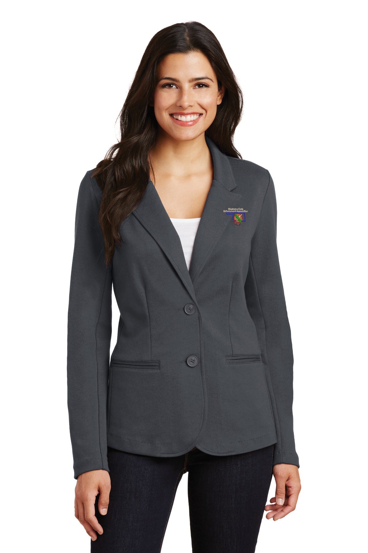 OCEA - Left Chest Logo - Port Authority® Women's Short Sleeve SuperPro