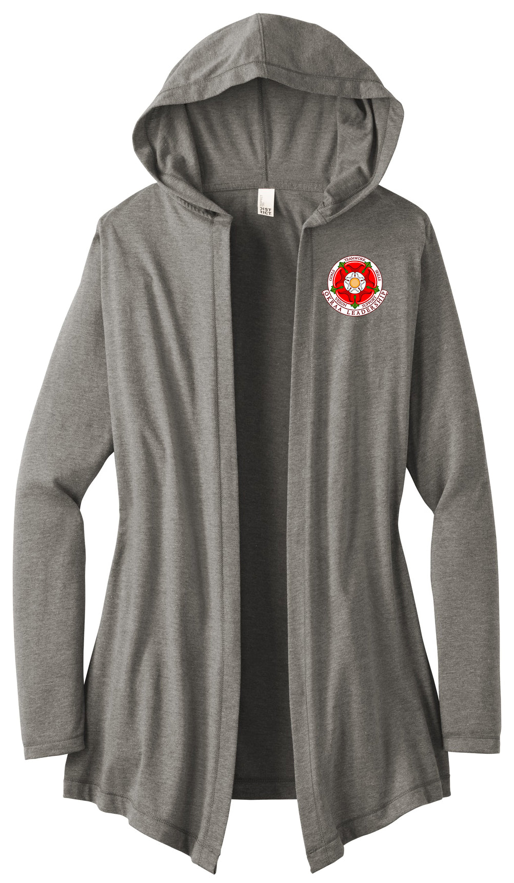 OKRAA Leadership - Logo LC - District ® Women's Perfect Tri ® Hooded Cardigan. DT156