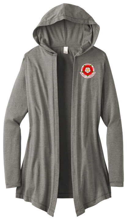 OKRAA Leadership - Logo LC - District ® Women's Perfect Tri ® Hooded Cardigan. DT156