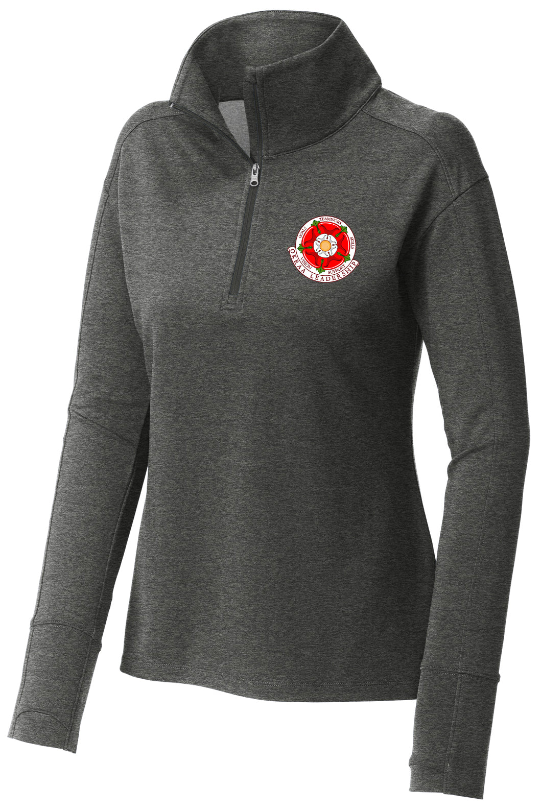OKRAA Leadership - Logo LC - Sport-Tek® Women's Sport-Wick® Flex Fleece 1/4-Zip. LST561